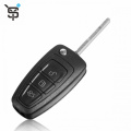 Factory price black best car key 3 button folding car remote key for Ford with 4D63 chip 433 MHZ YS100150